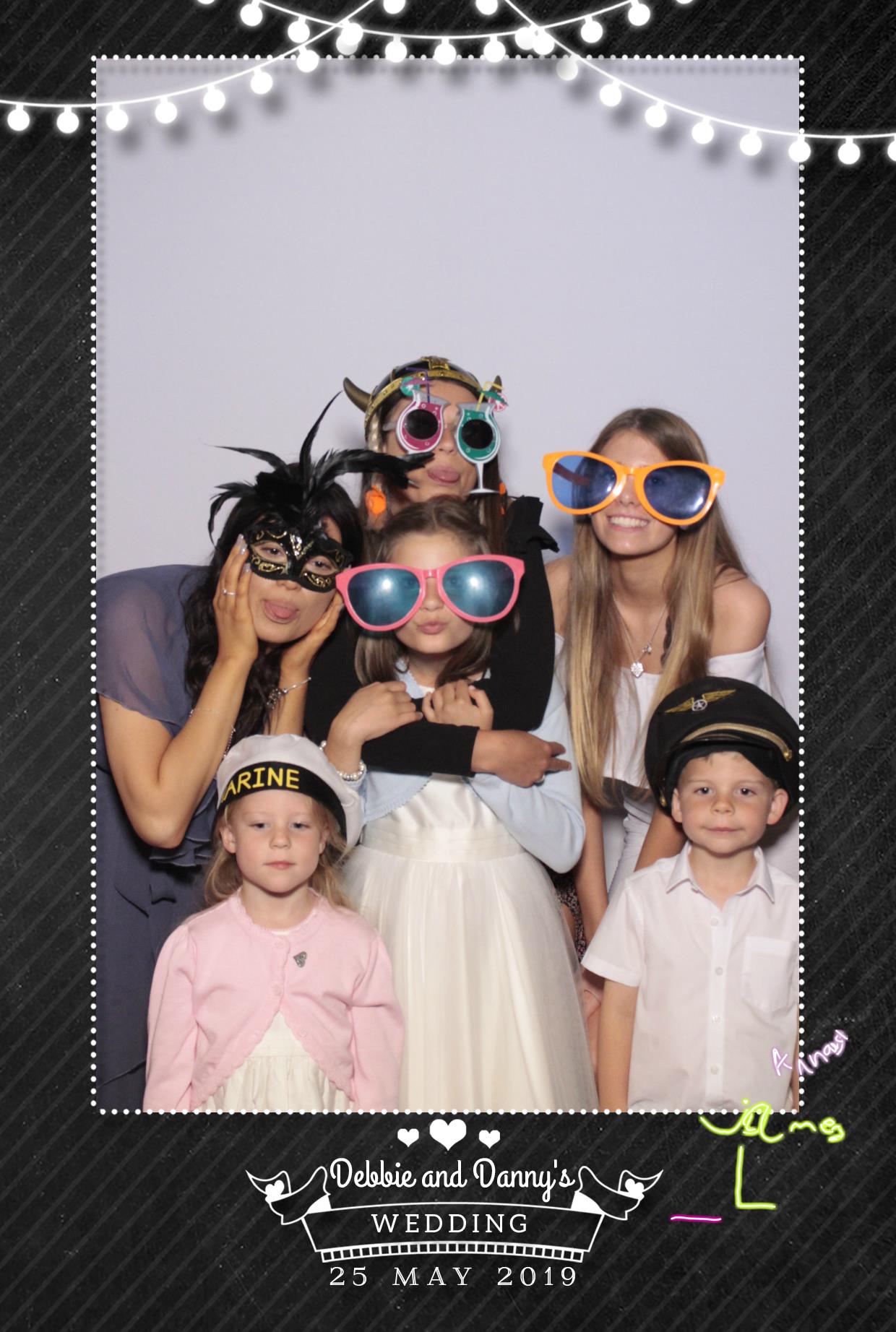 Debbie & Danny's Wedding | View more photos from the event at gallery.myphotoboothexperience.co.uk/u/MyPhotoBoothExperienceLtd/Debbie-Dannys-Wedding
